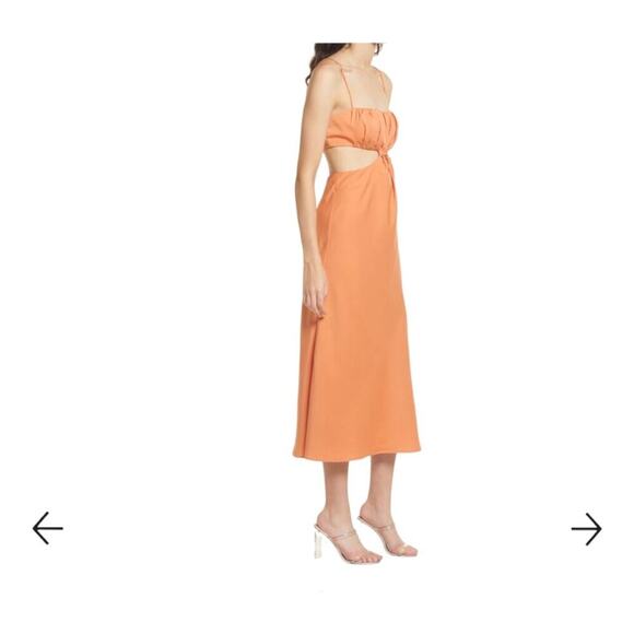 Misha Collection Apolla Cutout Cocktail Dress - Picture 2 of 10